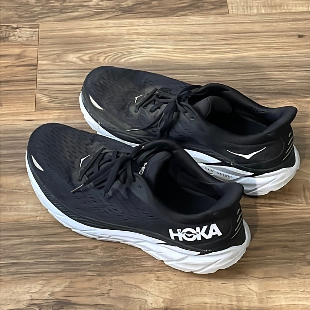 Hoka men’s shoes size 12.